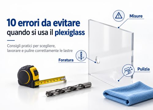 10 errori da evitare con il plexiglass
